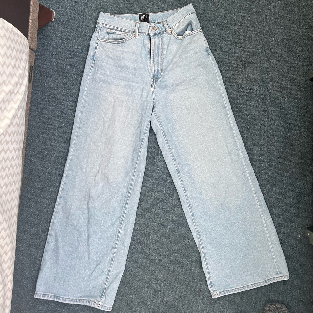 Urban outfitters BDG high and wide cropped jeans